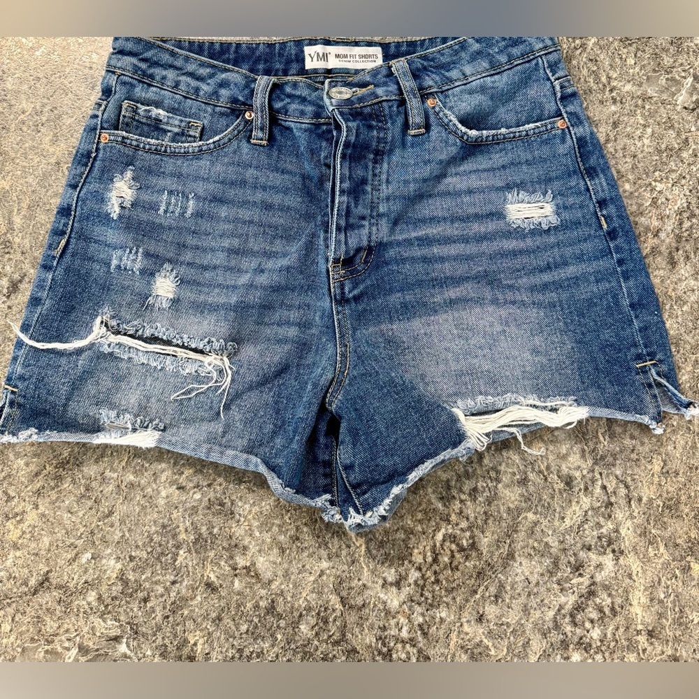 YMI Distressed Denim Jean Shorts 4